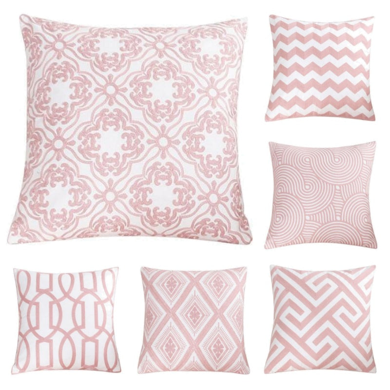 pink-embroidered-geometric-pillow-cushion-cover
